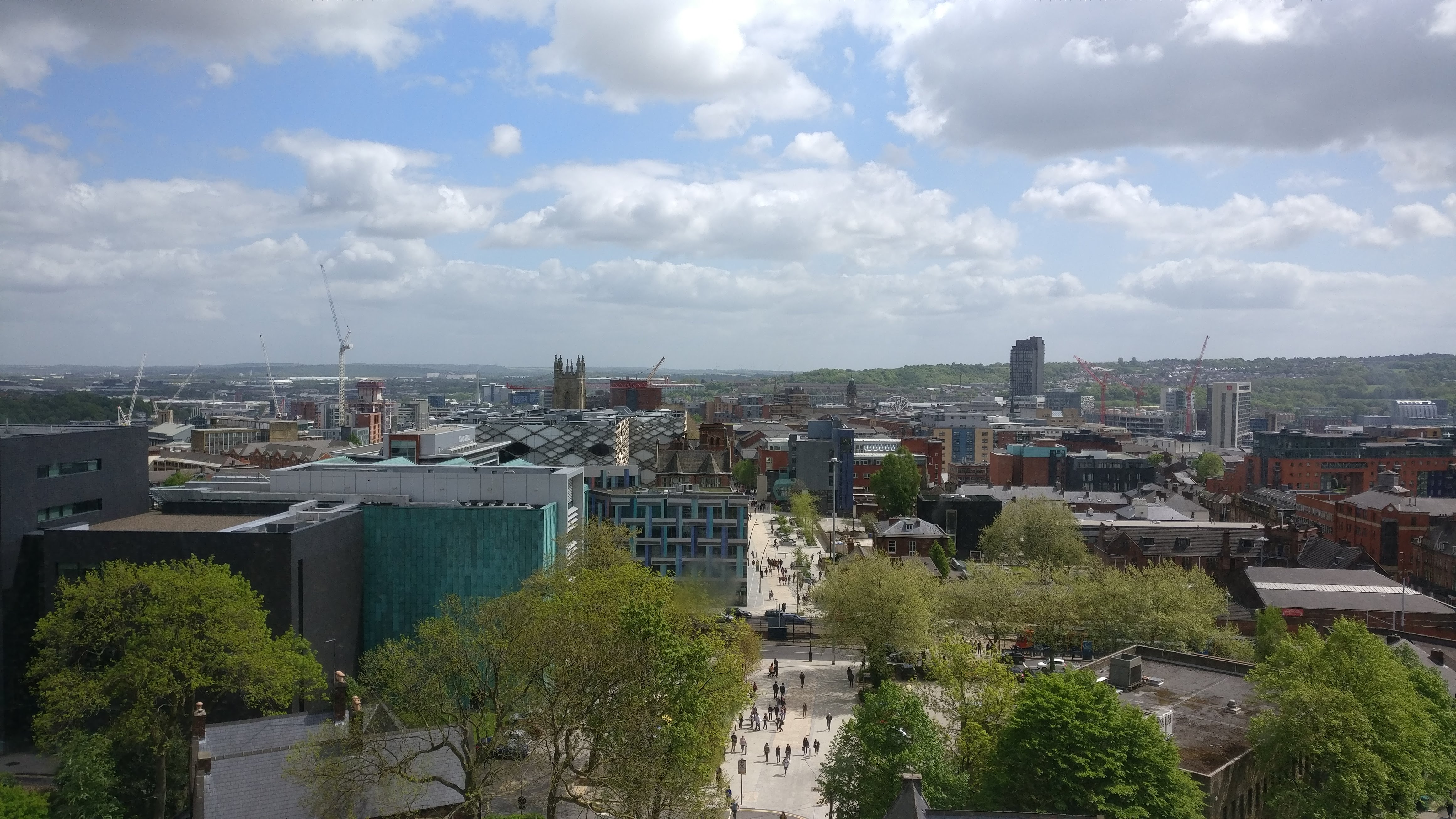 The University of Sheffield central campus.